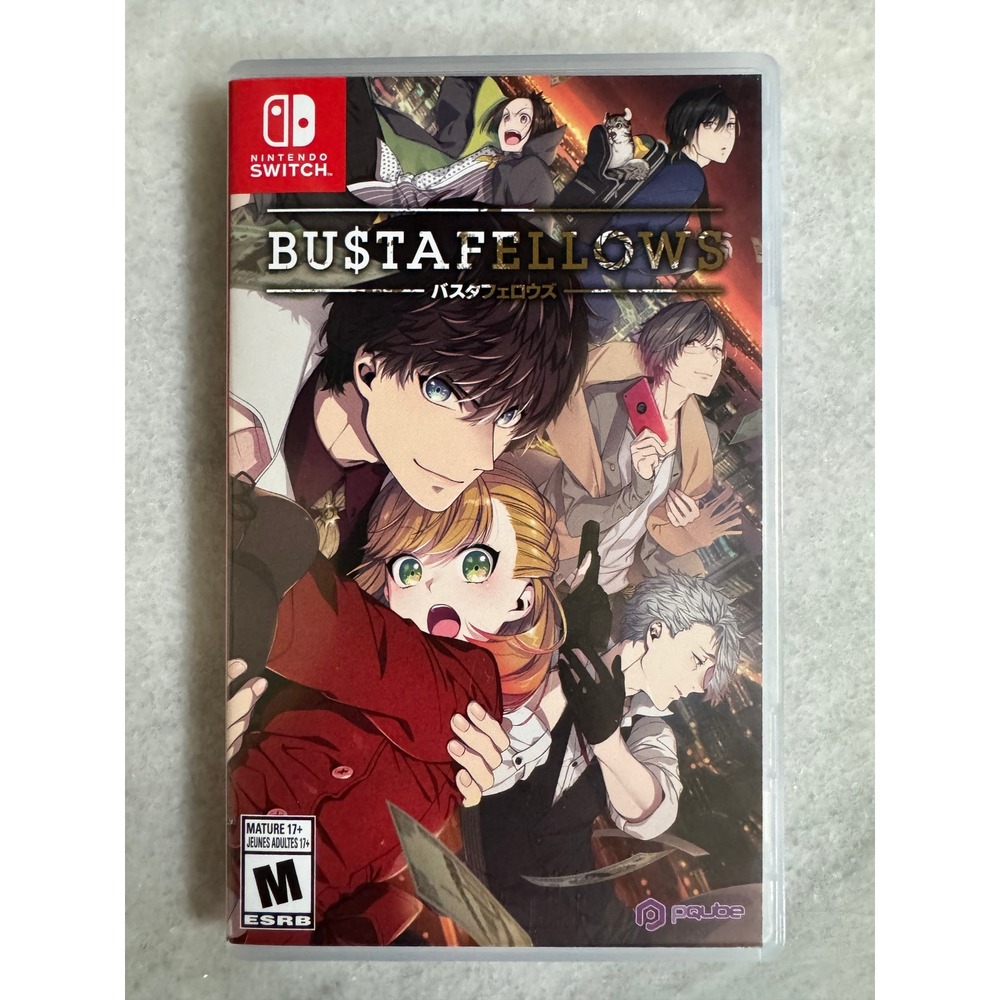 Bustafellows Video Game Nintendo Switch Case Cartridge Visual Novel VN Otomate